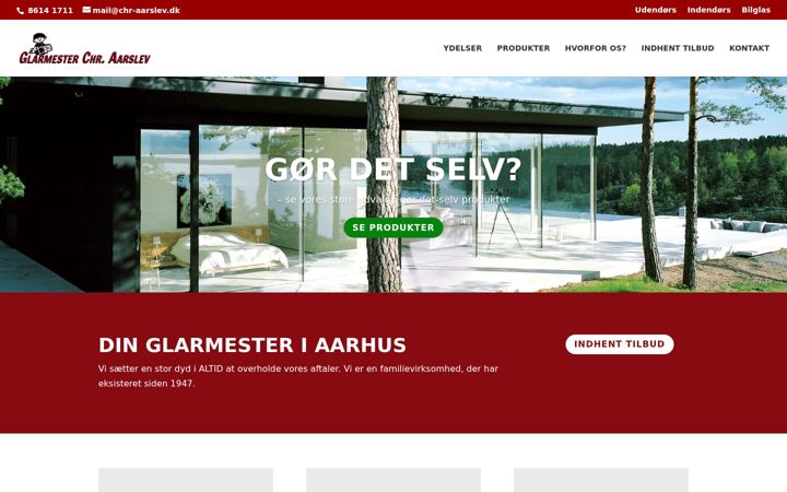 Screenshot of chr-aarslev.dk