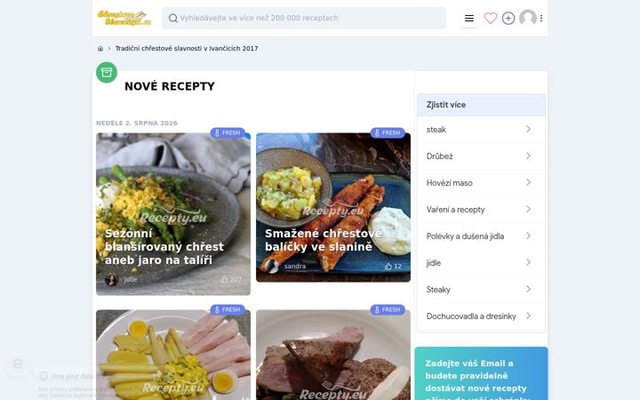 Skjermbilde av chrestoveslavnosti.cz