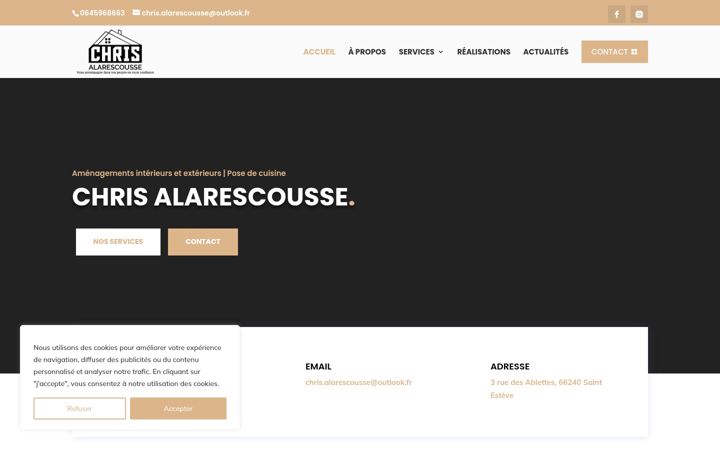 Zrzut ekranu chris-alarescousse.fr