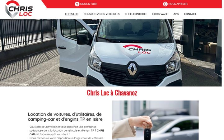 Zrzut ekranu chris-loc.fr