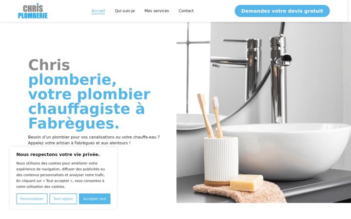 Zrzut ekranu chris-plomberie.fr