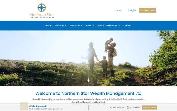 Screenshot ta' chrisbuckland.co.uk