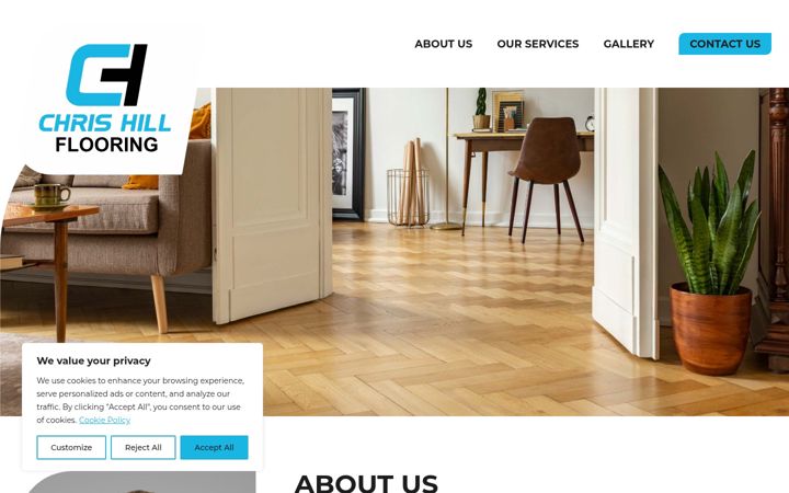 Screenshot ta' chrishillflooring.co.uk