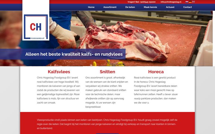 Képernyőkép: chrishogeslag.nl