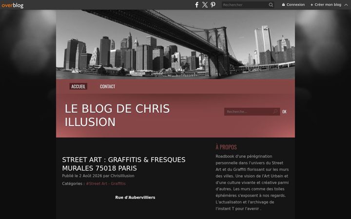 Captura de pantalla de chrisillusion.org