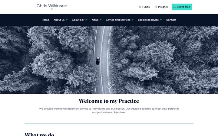 Screenshot ta' chrisjwilkinson.co.uk