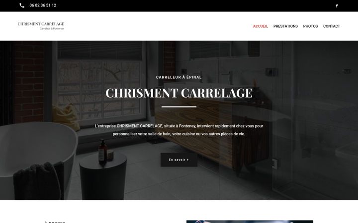 Zrzut ekranu chrisment-carrelage.fr