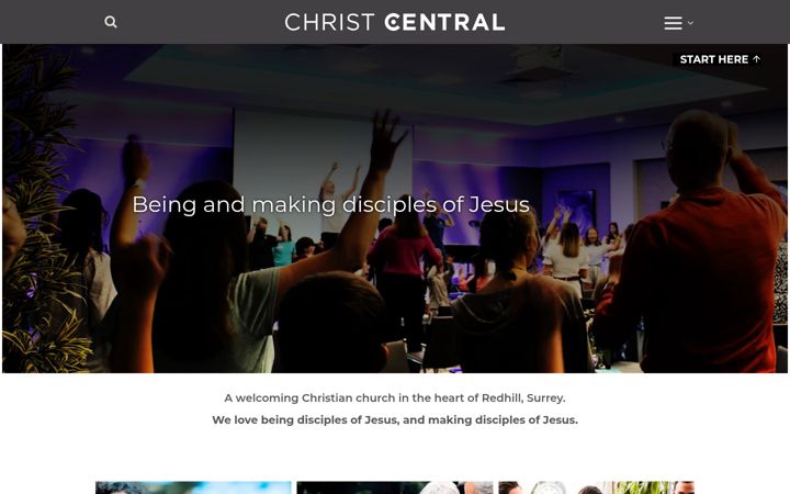 Snímek obrazovky christ-central.org.uk