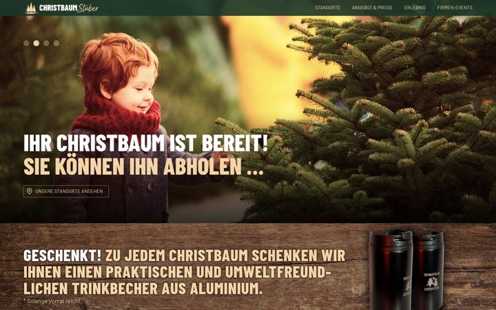 Screenshot of christbaum.shop
