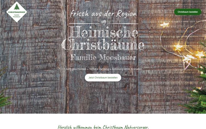 Screenshot of christbaumnahversorger.at