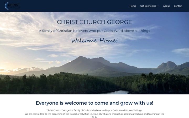 Captura de pantalla de christchurchgeorge.co.za