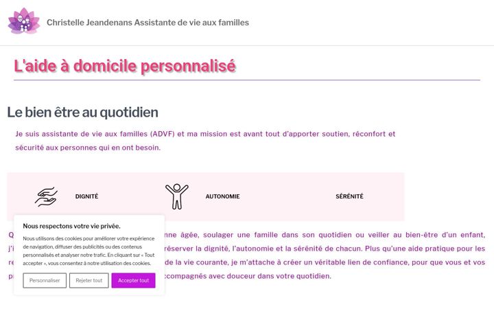 Ekrano kopija christelle-jeandenans.fr