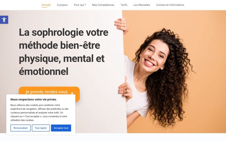 Ekrano kopija christelle-nosal.fr