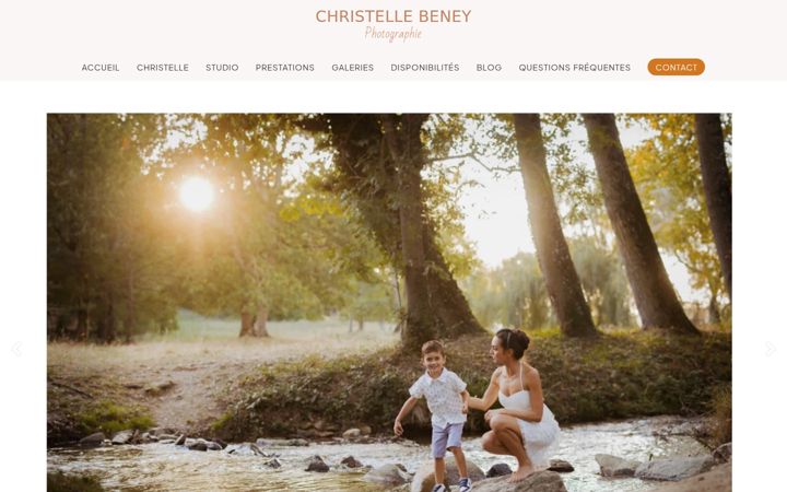 Captura de ecrã de christellephotographie.fr
