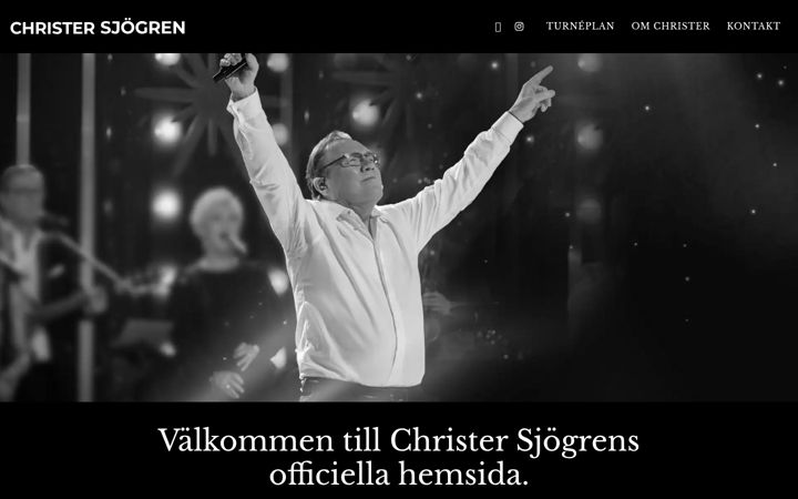 Screenshot of christersjogren.com