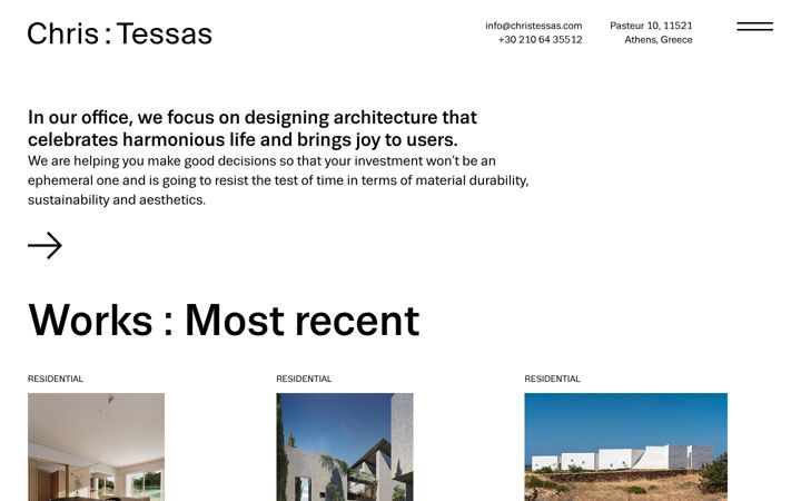 Screenshot of christessas.com