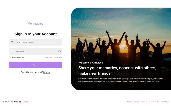 Screenshot of christface.com