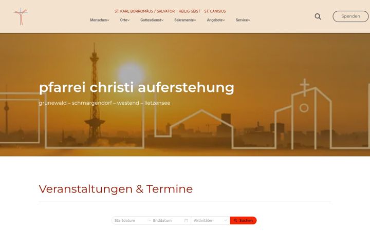 Captură de ecran a christi-auferstehung.net
