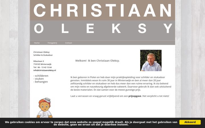 Snímek obrazovky christiaanoleksy.nl