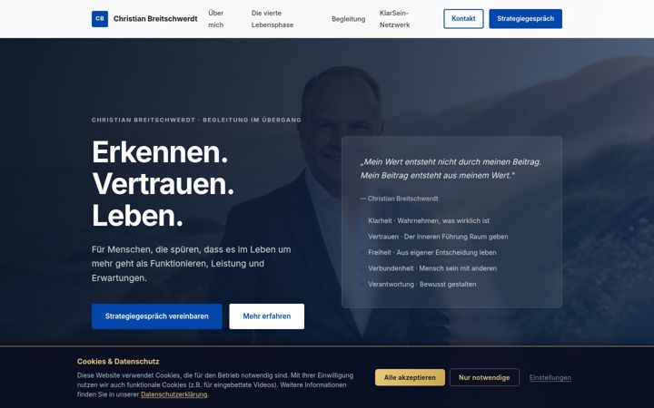 Screenshot of christian-breitschwerdt.com