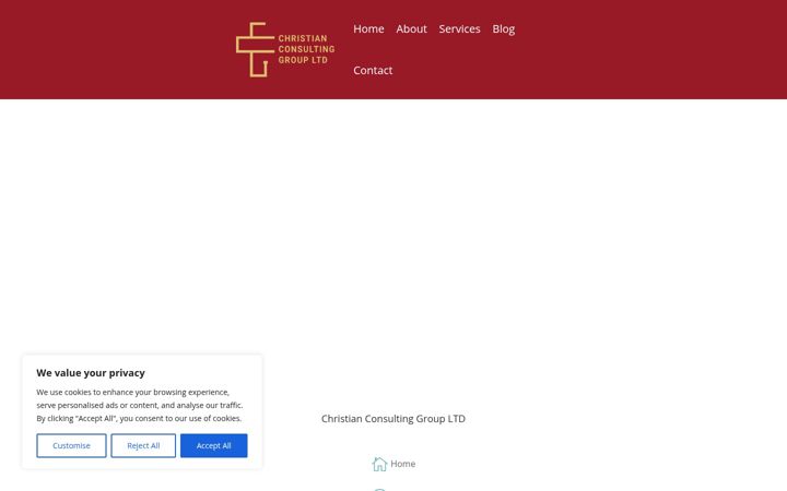 Screenshot of christian-consulting.com