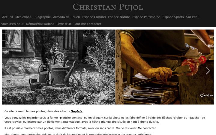 Captura de ecrã de christian-pujol.fr
