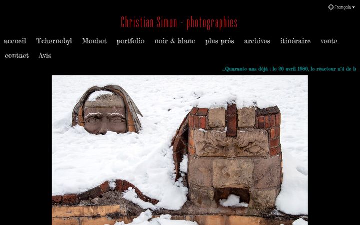 Captura de ecrã de christian-simon.fr