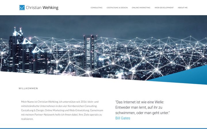 Screenshot of christian-wehking.com