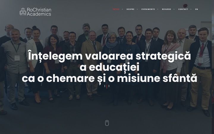 Snímek obrazovky christianacademics.ro