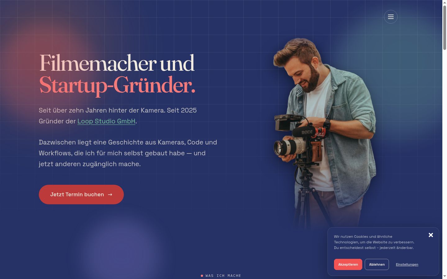 Screenshot van de toestemmingsbanner zoals getoond vóór enige interactie