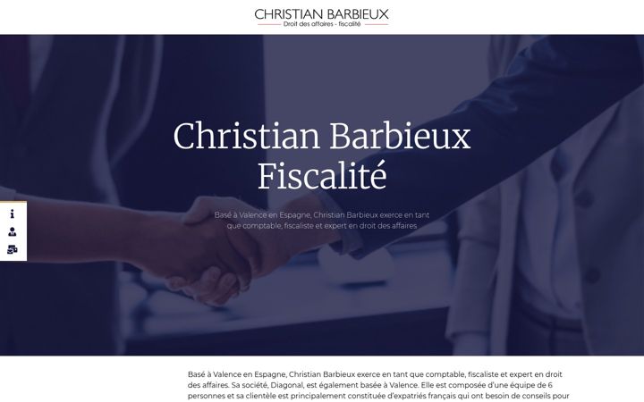 Captura de ecrã de christianbarbieux.fr