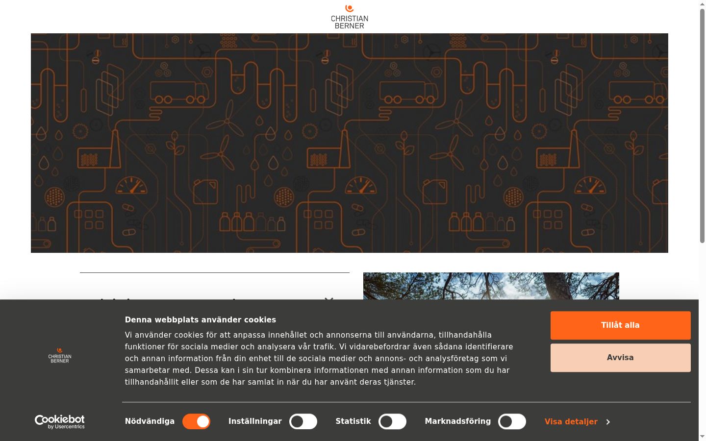 Capture d'écran de la bannière de consentement affichée avant toute interaction