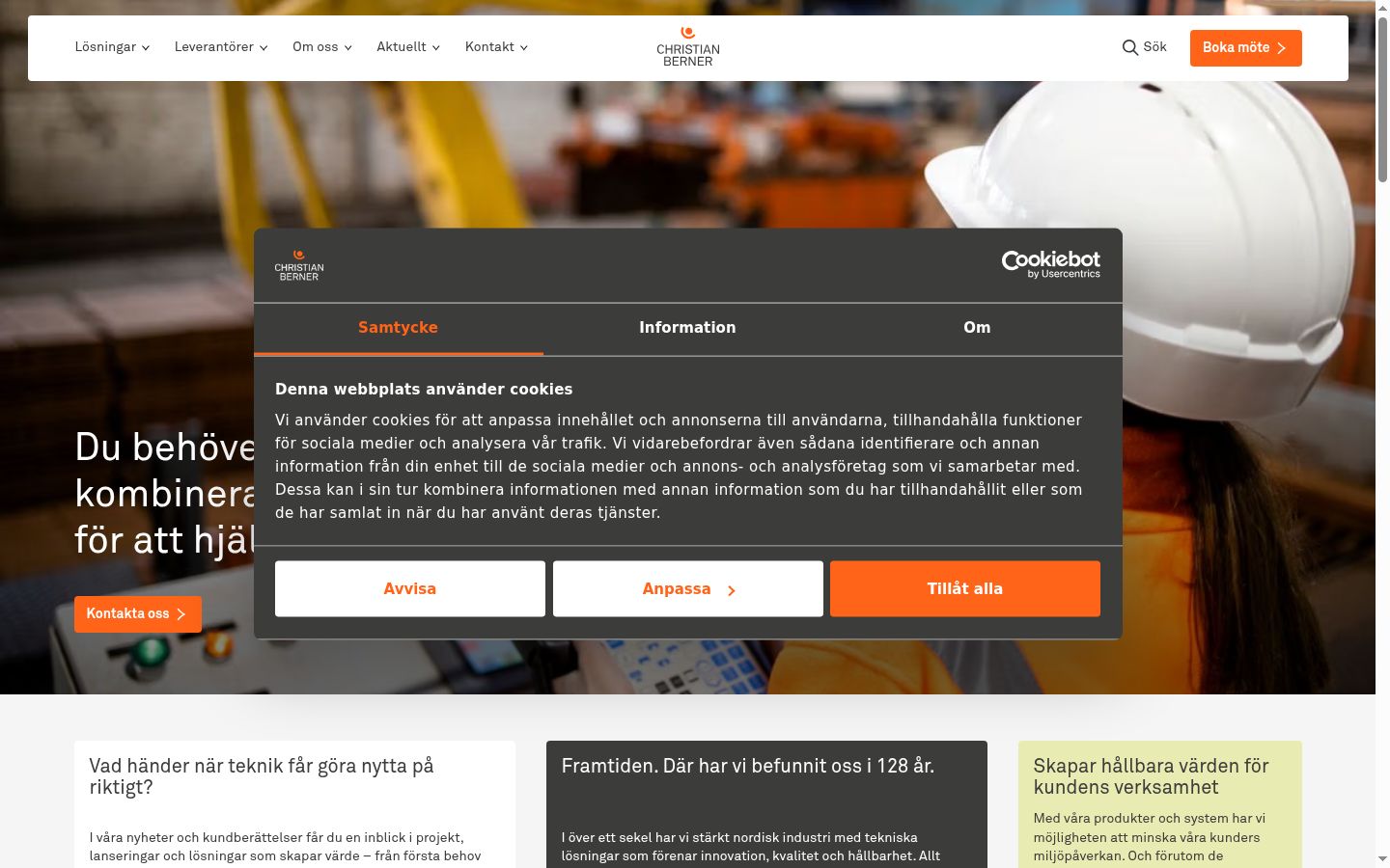 Zrzut ekranu banera zgody wyświetlanego przed jakąkolwiek interakcją