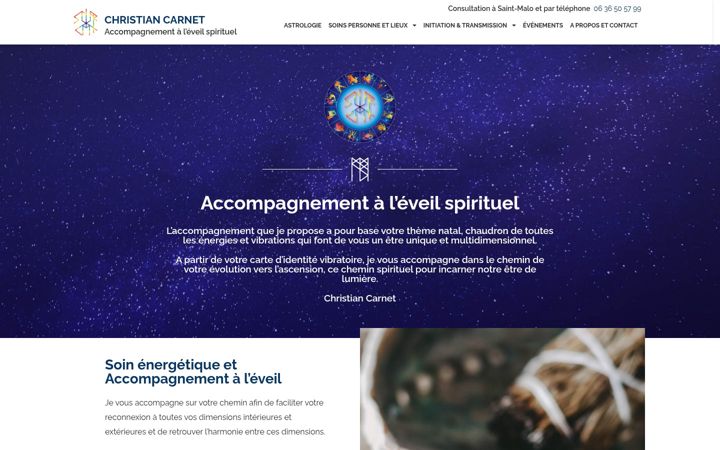 Captura de ecrã de christiancarnet.fr