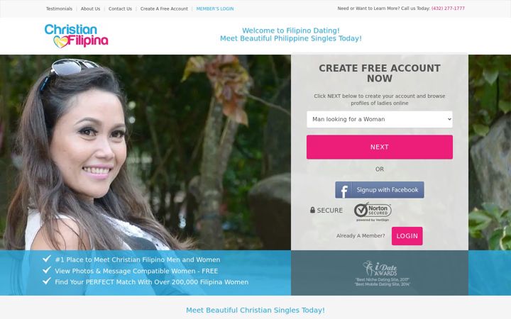 Screenshot of christianfilipina.com