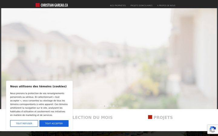 Screenshot του christiangareau.ca
