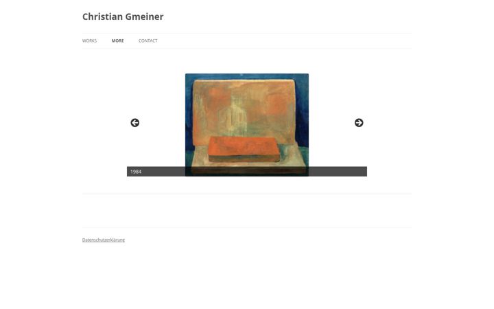Screenshot ta' christiangmeiner.eu