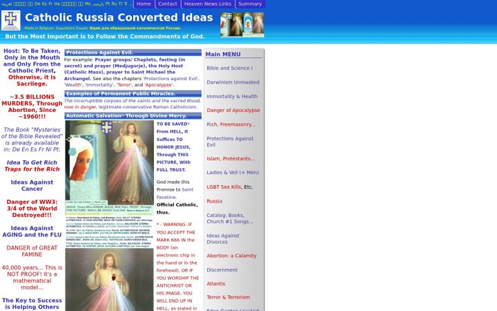 Screenshot ta' christianideas.eu