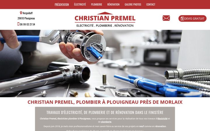 Captura de ecrã de christianpremel.fr