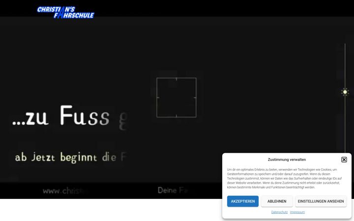 Screenshot ta' christians-fahrschule.eu