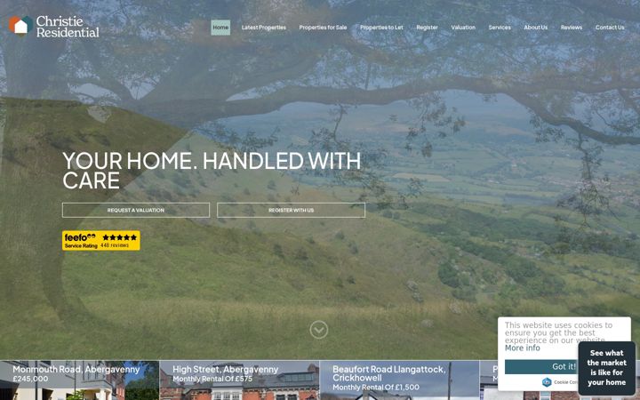 Képernyőkép: christieresidential.co.uk
