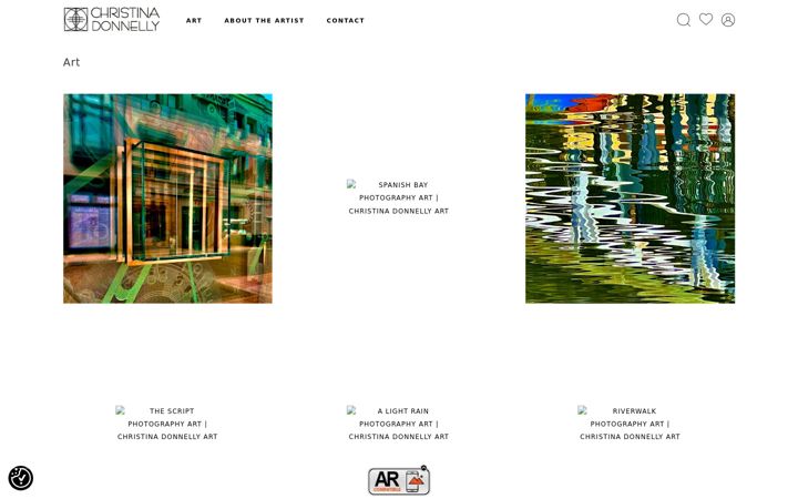 Screenshot of christinadonnelly.art