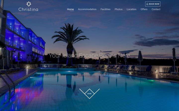 Screenshot of christinazante.com