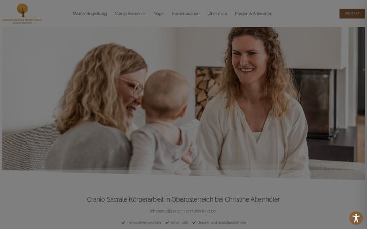 Screenshot of christine-altenhoefer.com