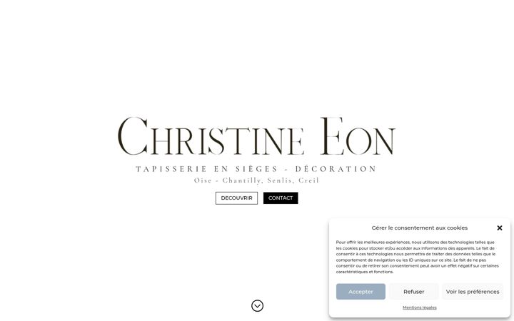 Captura de ecrã de christine-eon.fr