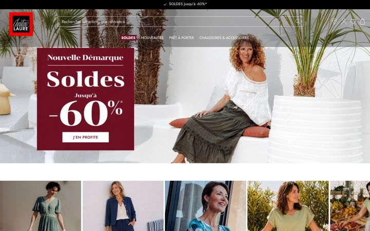 Screenshot of christine-laure.fr