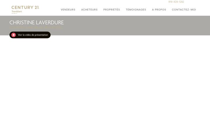 Screenshot του christine-laverdure.c21.ca