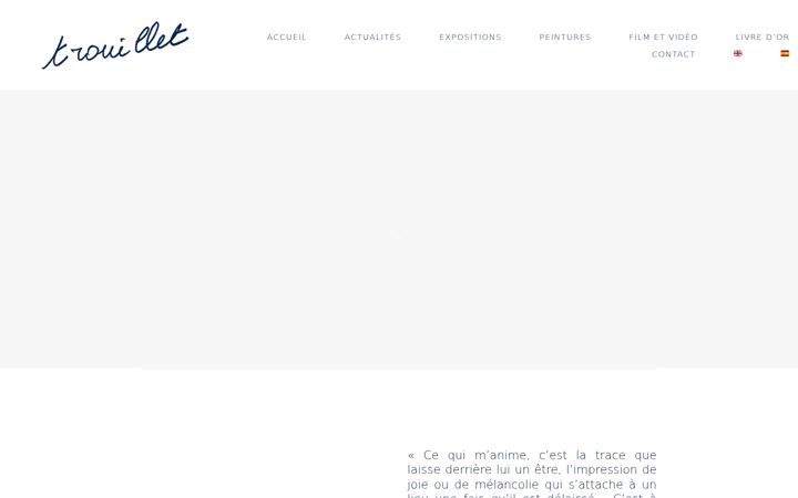 Captura de ecrã de christine-trouillet.fr