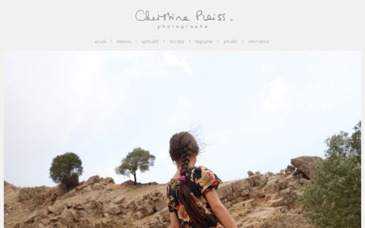 Captura de ecrã de christinepreiss.fr