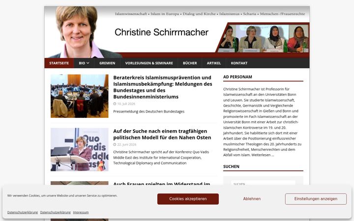 Skjermbilde av christineschirrmacher.info